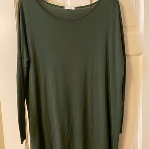 Reborn J forest green tunic